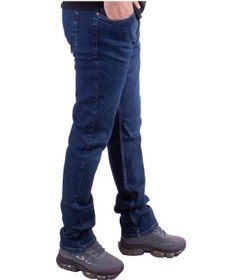 Resim Vega 9133-45 Mavi Yüksek Bel Rahat Paça Erkek Jeans Pantolon Mavi 