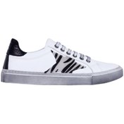 Resim Bueno Shoes Zebra Deri Kadın Spor Ayakkabı 01ws3203 