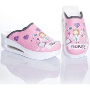 Resim 20tasarımterlik Kadın Pembe Nurse Hemşire Terliği Medikal Terliği Ortopedi Airmax Sabo Terlik Sabo Terlik Rahat Sabo Terlik 
