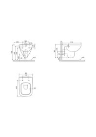 Resim Duru Asma Klozet , Ova Gömme Rezervuar Seti 