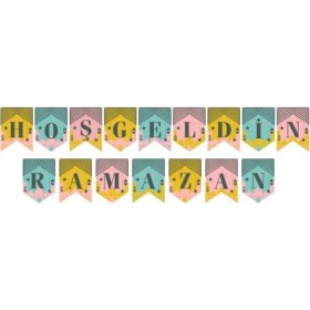 Resim Ttt Ramazan Renkli Banner Süs - Hoşgeldin Ramazan 