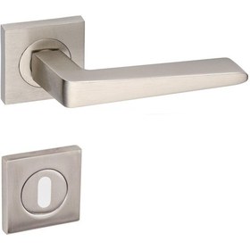 Resim Arpat Porto Kare Rozetli Kapı Kolu Alüminyum Oda 