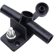 Resim Çift Güç M10 Bağlama Direği Kablo Konektörü Siyah 