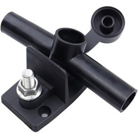 Resim Çift Güç M10 Bağlama Direği Kablo Konektörü Siyah 