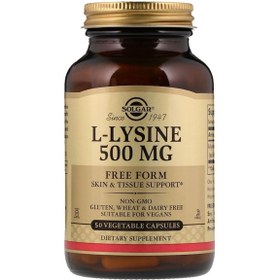 Resim Solgar L-Lysine 500 mg 50 Kapsül 