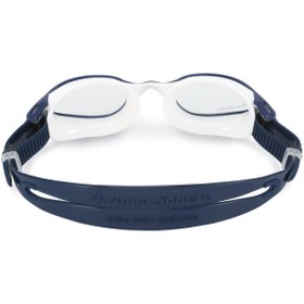 Resim Aqua Sphere Kaiman Exo Şeffaf Lens - Mavi/beyaz Yüzücü Gözlüğü 