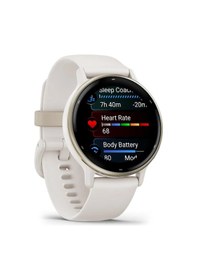 Resim Garmin Vivoactive 5 - Fildişi Kayışlı Akıllı Saat Beyaz 