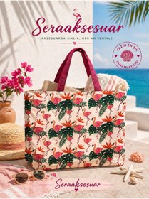 Resim seraaksesuar Flamingo Plaj Çantası 