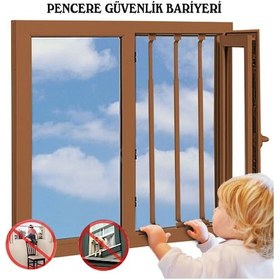 Resim Pencere Güvenlik Kilidi - Pencere Bariyeri - Çocuk Güvenliği 