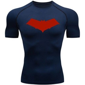 Resim Snapbuyerkekler İçin Sıkıştırma Koşu Tişörtü - Çabuk Kuruyan Mma Spor Rashguard Jersey Teegri Gri 