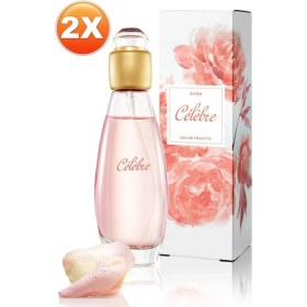 Resim Avon Celebre Kadın Parfüm EDT - Çiçek ve Meyve Aromalı, 2x50 ml Hediye Seti, Uzun Süre Kalıcı ve Günlük Kullanıma Uygun 