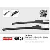 Resim Sılbak Sb2418u Sılecek Supurgesı Muz Tıpı Takım Insıgnıa 