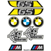 Resim PROMOT Motorsiklet Aksesuar Ekipman Sticker Kask Grenaj Laptop Sticker Seti 0153 