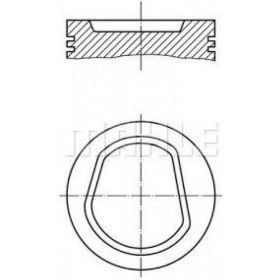 Resim Piston Segman 76.51 mm (+0.50) 1.6 Polo Aee Alm 18051 
