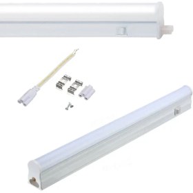 Resim LAMPTIME T5 Led Bant Armatür 8W 60Cm Beyaz Işık Anahtarlı 301642 