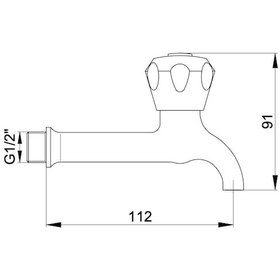 Resim Yak Topaç Uzun Musluk Blister Ambalajlı 102109411-bm Krom 
