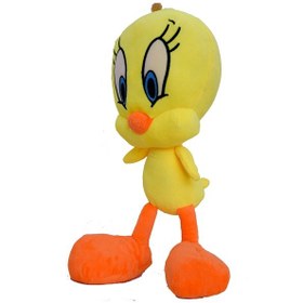 Resim Tweety Civciv Peluş Oyuncak Sevimli Kuş Pelüş 40 Cm Sarı 