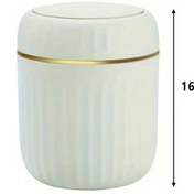 Resim Topshop1 Yeşil Masaüstü Çöp Kutusu, Ev Ofis İçin Minimal Çöp Kovası 