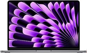 Resim Apple 2024 M3 çipli 13 inç MacBook Air Laptop: 13.6 inç Liquid Retina Ekran, 8 GB Birleşik Bellek, 256 GB SSD Depolama, 1080p FaceTime HD Kamera, Touch ID. Uzay Grisi 