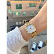Resim İstliv Gold Çelik Kasa Analog Kol Saati 