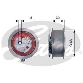 Resim GATES T43219 TRİGER EKSANTRİK GERGİ RULMANI CADDY III AMAROK / LE 