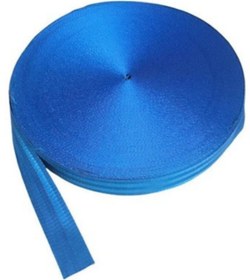 Resim EgeÇelikHalat Mavi Emniyet Kemeri Kolon Halat Yassı İp Halat 5 cm 1 Metre 