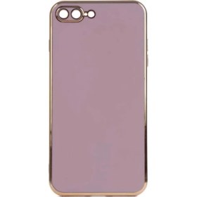 Resim Teleplus Apple iPhone 7 Plus Kılıf Bark Lazer Silikon Mor 