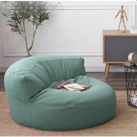 Resim Good Night Twist Yeni Nesil Armut Kanepe & Puf & Berjer Takım Puf Ile Birlikte Turkuaz 