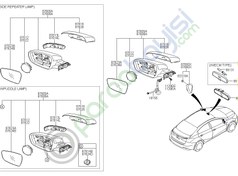 Resim Cerato Ayna Orjinal | 87620A7Bd0 