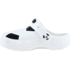 Resim Crocs Classic Soccer Ball Çocuk Beyaz Terlik 210157-103 BEYAZ 