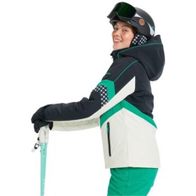 Resim Roxy Peak Chic Softshell Jk Kadın Siyah Snowboard Ceketi 