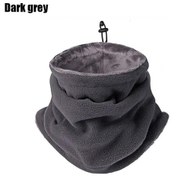 Resim Prosperlink Erkek Kadın Polar Isıtmalı Motosiklet Maskesi - Kışlık Rüzgar Geçirmez Balaclava Kamp/bisiklet Koyu Gri 