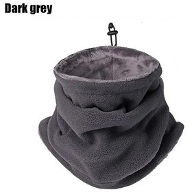 Resim Prosperlink Erkek Kadın Polar Isıtmalı Motosiklet Maskesi - Kışlık Rüzgar Geçirmez Balaclava Kamp/bisiklet Koyu Gri 