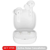 Resim Qcy Ht05 Anc Kablosuz Kulaklık 40db Gürültü Bluetooth 5.2 Kulaklık 6 Mic Enc Hd Ht05 White Brezilya 