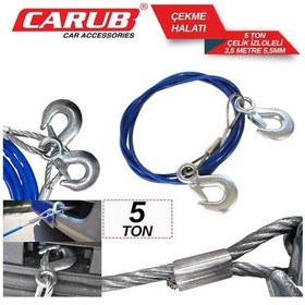 Resim Carub Çekme Halatı 5 Ton Çelik İzoleli 3.5 Mt 