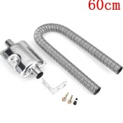 Resim Xiyu Shop Gümüş Tarzı cm Hava Park Isıtıcısı Paslanmaz Çelik Egzoz Borusu Tüp Gaz Hava Dizelleri Için Havalandırma Park Tankı Araba Isıtıcıları Aksesuarları (Yurt Dışından) 