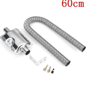 Resim Xiyu Shop Gümüş Tarzı cm Hava Park Isıtıcısı Paslanmaz Çelik Egzoz Borusu Tüp Gaz Hava Dizelleri Için Havalandırma Park Tankı Araba Isıtıcıları Aksesuarları (Yurt Dışından) 