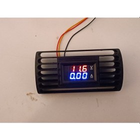 Resim Bmw E34 Dijital Voltmetre Ve Ampermetre Vent Pod 