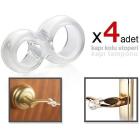 Resim Kapı Kolu Stoperi Kapı Koruyucu 4 Adet Hızlı 