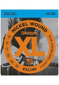 Resim Daddarıo Exl140 Elektro Gitar Tel Seti. Xl. 10-52. Lıght Top 