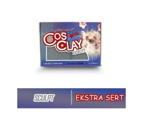 Resim Cosclay Sculpt Gri Esnek Polimer Kil : Ekstra Sert 