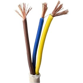 Resim 25 Metre 3x2,5 Mm Cca Ttr Beyaz Seyyar Elektrik Kablosu 