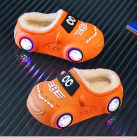 Resim Yasee Bebekler için parlayan araba desenli Panduf 