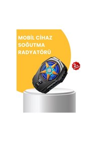 Resim Mey İthalat Dijital Göstergeli Evrensel Telefon Soğutma Fanı 