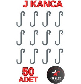 Resim 50 Adet Siyah Plastik Askı J Kanca Mutfak Ve Banyo İçin Aksesuar J Askılık Siyah 