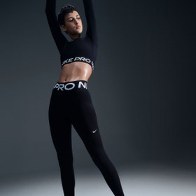 Resim Nike Pro Sculpt Dri-Fit Kadın Siyah Antrenman Tayt FV7382-010 