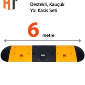 Resim Hayat Trafik Destekli, Kauçuk Yol Kasisi Seti 6 Metre 