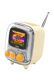 Resim Divoom Tiivoo-2 FM Radyolu Mini Bluetooth Hoparlör Kablosuz Piksel Ekranlı Retro Taşınabilir Ses Bombası 