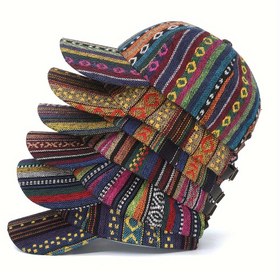 Resim Bohem Stili Beyzbol Şapkası Yaz Güneş Şapkası Unisex Dış Mekan Vintage Kovboy Şapka Çapraz Sınır 