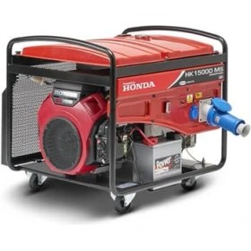 Resim Honda HK 15000 MS Benzinli Marşlı Monofaze Jeneratör 15 kVA 